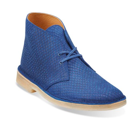 The Skin A Classic's In:  Clarks Snake Leather Desert Boot