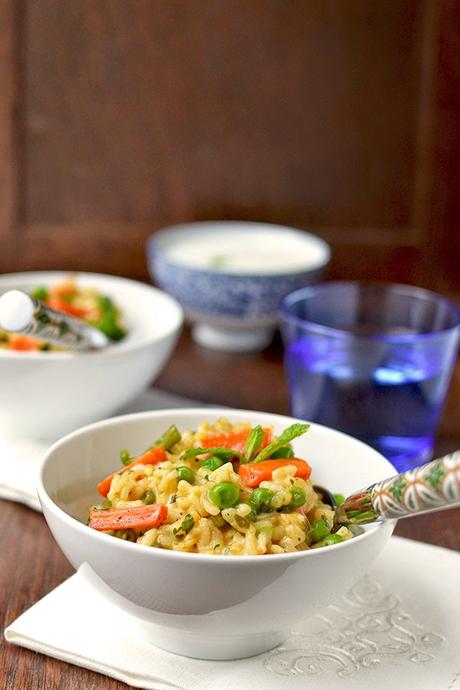 Indian Flavored Risotto (Vegan Recipe) Indian Flavored Risotto (Vegan Recipe)