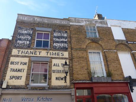 Ghost Sign Thanet Times - Margate, England