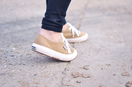 @turnitinsideout // A denim jacket Superga sneakers, camel, ridley jeans, asos, outfit post