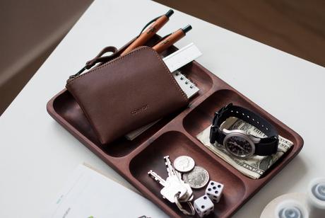 Convoy Co Half Zip Wallet Chestnut Convoy Co Half Zip Wallet Chestnut
