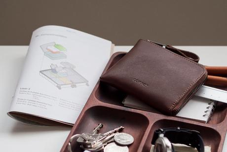 Convoy Co Half Zip Wallet Chestnut Convoy Co Half Zip Wallet Chestnut