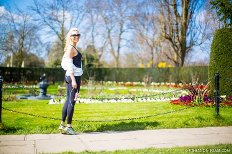 SPRING INTO FITNESS !!! Fitness On Toast Faya Blog Girl Healthy Spring Into Fitness No Jiggle Regents Park London Location Shoot Fashion OOTD