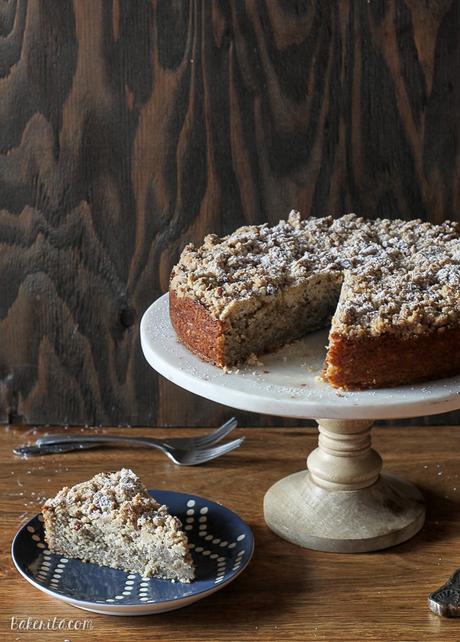 Banana Crumb Cake (Dairy Free) This Banana Crumb Cake is a stepped up version of the best banana bread you've ever had! It's full of banana flavor, and the pecan crumb topping puts it over the top. It's also dairy free.