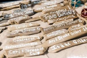 driftwood placecards
