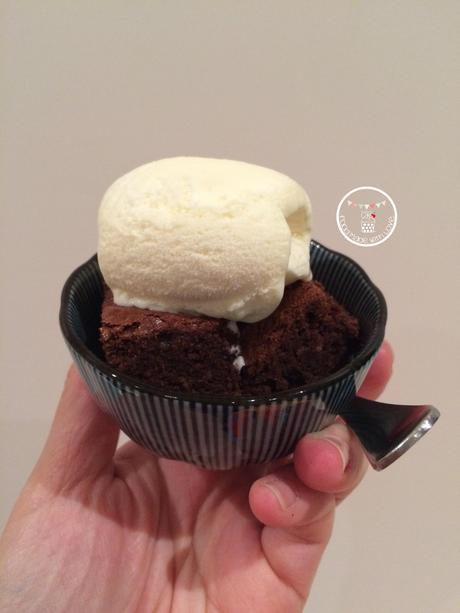The Coconutty Baked Brownie with Vanilla Ice Cream