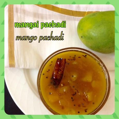 Mango Pachadi Recipe, How To Make Mangai Pachadi mango pachadi recipe