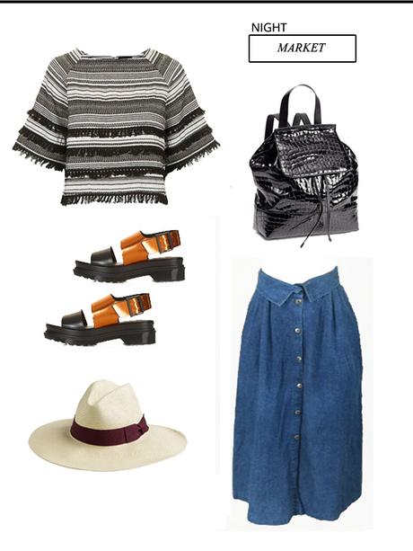 4 Outfit Ideas for 4 Spring Scenarios| Night Market What-to-wear-to-a-night-market