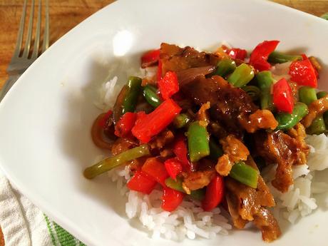 Sticky Orange Chicky Stir-Fry Seitan