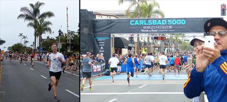 The 30th Carlsbad 5000 Mike Sohaskey at finish of 2015 Carlsbad 5000