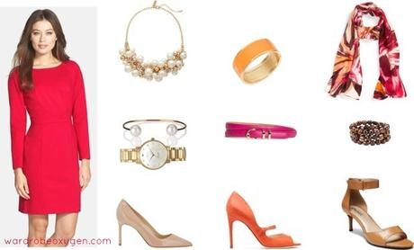 Ask Allie: Styling A Red Sheath Dress for All Seasons Ask Allie: Styling A Red Sheath Dress for All Seasons