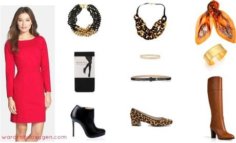 Ask Allie: Styling A Red Sheath Dress for All Seasons Ask Allie: Styling A Red Sheath Dress for All Seasons