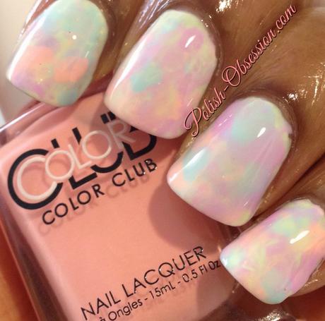 Twinsie Tuesday - Watercolor Manicure Twinsie Tuesday - Watercolor Manicure
