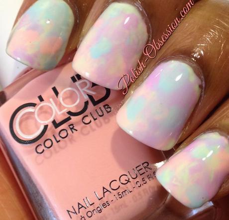 Twinsie Tuesday - Watercolor Manicure Twinsie Tuesday - Watercolor Manicure
