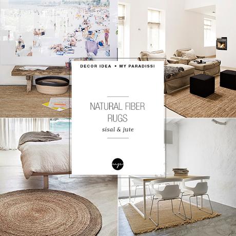 DECOR TREND: Sisal and jute rugs DECOR TREND: Sisal and jute rugs | My Paradissi