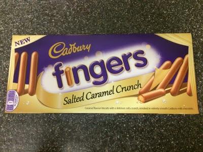 Today's Review: Cadbury Salted Caramel Crunch Fingers Today's Review: Cadbury Salted Caramel Crunch Fingers
