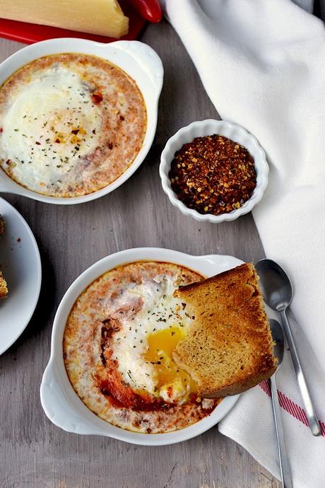 Baked Eggs Fra Diavolo Baked Eggs Fra Diavolo