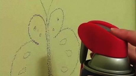How to get crayon marks off walls