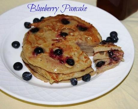 Blueberry Pancakes Using Whole Wheat Flour blueberry pancakes