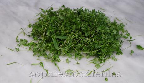 Gluten-free Dairy-free fresh chervil soup & my 1st produce! Our 1st fresh chervil!