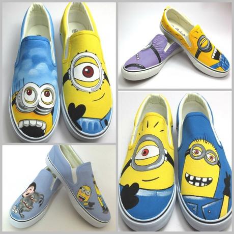 Stand Out From The Crowd With Funky Shoes Minion Shoes for Men