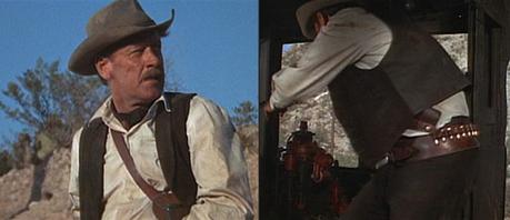 William Holden in The Wild Bunch Pike's tanker holster is worn securely under his left arm.