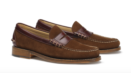 The Supple Slip:  Trask Heath Suede Loafers