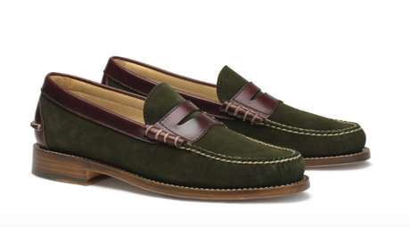 The Supple Slip:  Trask Heath Suede Loafers
