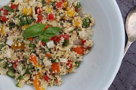 Whole Grain Quinoa Tabouleh With Peppers Whole Grain Quinoa Tabouleh With Peppers