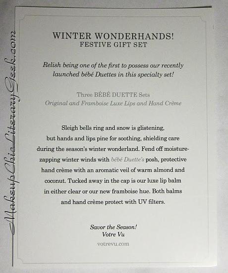 Spotlight: Votre Vu Winter Wonderhands Spotlight: Votre Vu Winter Wonderhands