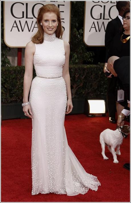 Golden Globes Red Carpet 2012 – Spotted PART 2 Jessica Chastain