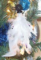Bead and Feather Ornaments