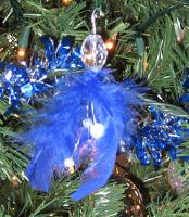 Bead and Feather Ornaments