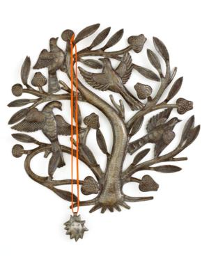Jewelry Hanger from Haiti – Birds in a Breadfruit Tree