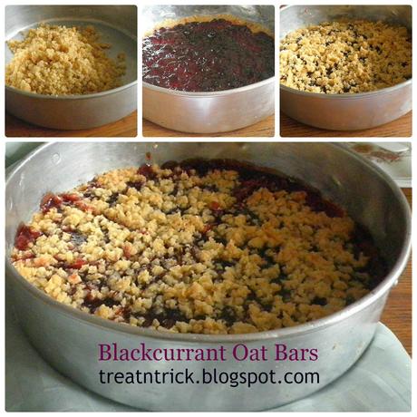 Blackcurrant Oat Bars Blackcurrant Oat Bars