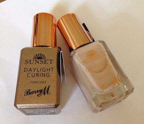 Review - Barry M Sunset Nail Paint & Topcoat. 