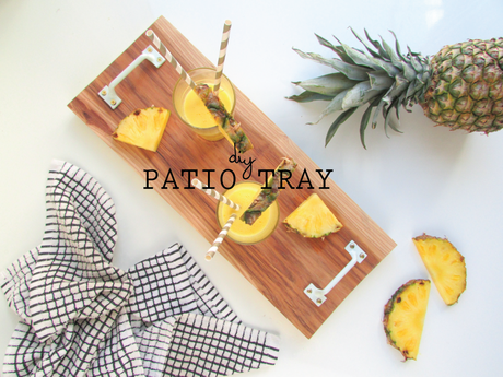 DIY Patio Serving Tray | Francois et Moi