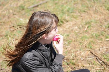 An Easter Egg Hunt on the Farm An Easter Egg on the Farm // www.WithTheGrains.com
