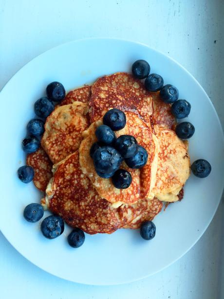Easy Gluten Free Dairy Free Protein Packed pancake recipe by Bewildered Bug