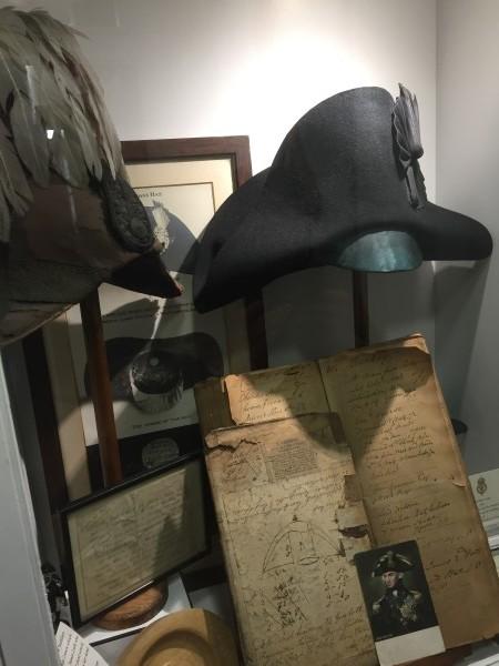 Nelsons hats on display at Lock & Co Hatters on the #CurrysChristmasWalk with Bewildered Bug