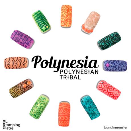 PRESS RELEASE: Bundle Monster Polynesia Nail Stamping Plate Collection