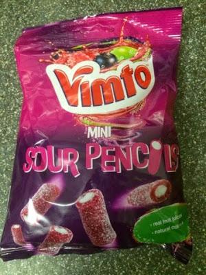 Today's Review: Vimto Mini Sour Pencils