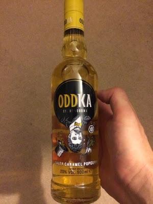 Today's Review: Oddka Salty Caramel Popcorn Vodka
