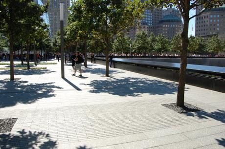9/11 Memorial, Manhattan, New York City, USA - Pedestrian Area Surrounding Memorial 9/11 Memorial, Manhattan, New York City, USA - Pedestrian Area Surrounding Memorial