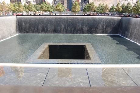 9/11 Memorial, Manhattan, New York City, USA - Reflecting Pool and Centre Void 9/11 Memorial, Manhattan, New York City, USA - Reflecting Pool and Centre Void