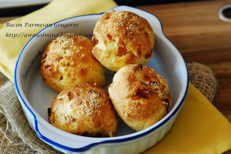 Bacon Parmesan Gougeres Bacon Parmesan Gougeres