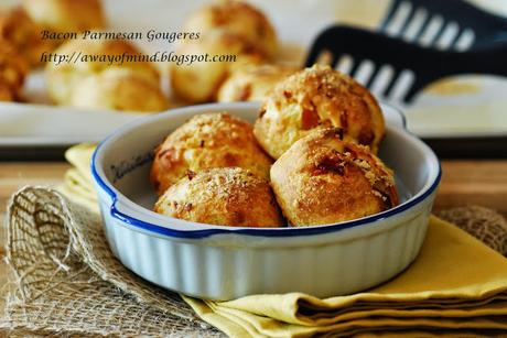 Bacon Parmesan Gougeres Bacon Parmesan Gougeres