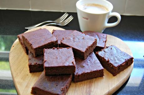 Chocolate beetroot brownies, hand-made by Girl on the River