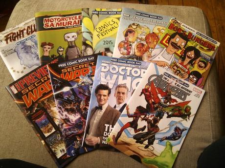 Free Comic Book day ~ Weekend in Review Free Comic Book Day