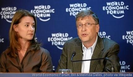 Melinda French Gates, Bill Gates - World Economic Forum Annual Meeting Davos 2009